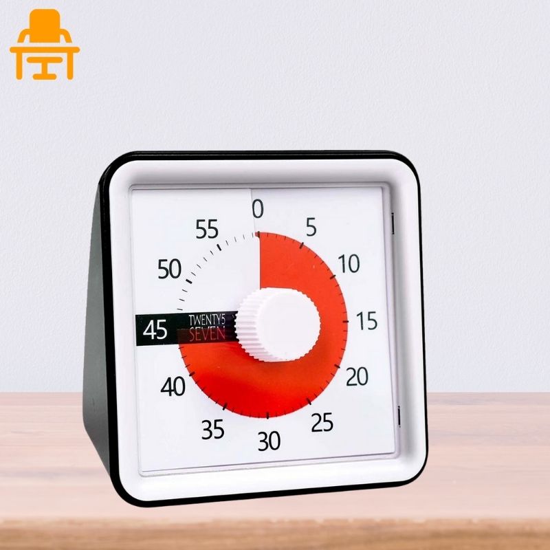 Innovation Pomodoro Timer 2.0, minuterie visuelle pour la productivité de  bureau, minuterie de cuisine magnétique avec compte à rebours